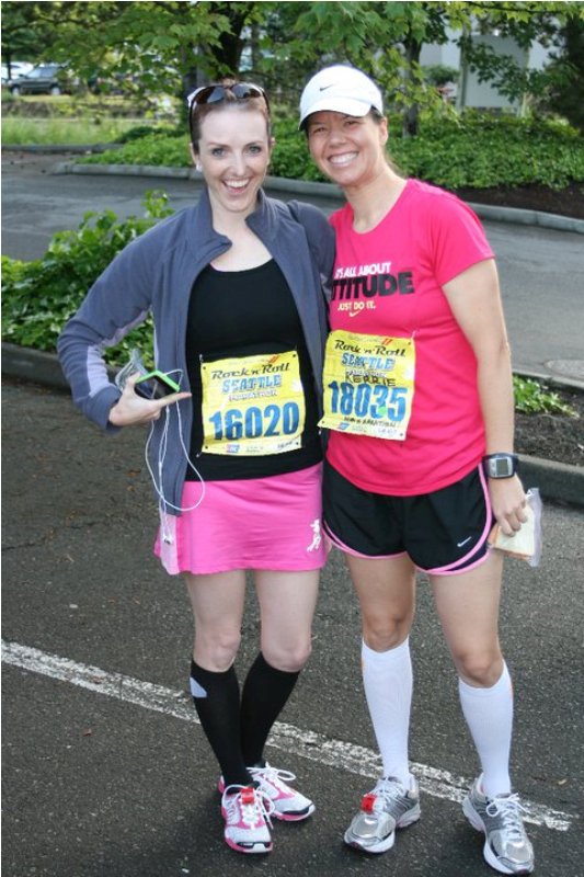 Training buddy Zoe and me before our first marathon in 2011!