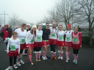 Santa Runs Tacoma Frosty 5K Race Report | Mom vs. Marathon