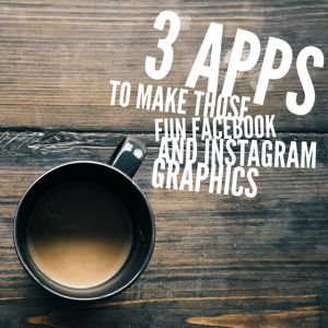 3 Apps to make fun graphics for social media | Mom vs. Marathon