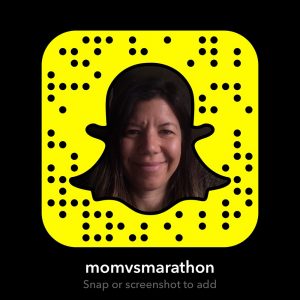 Mom vs Marathon on Snapchat